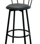 Bar Stool Black Swivel