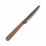 Steak Knife
Rounded Tip
Wooden Handle